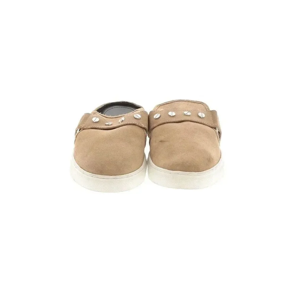 REBECCA MINKOFF TAN SUEDE SONIA SLIP ON SNEAKER SHOES SIZE 9
